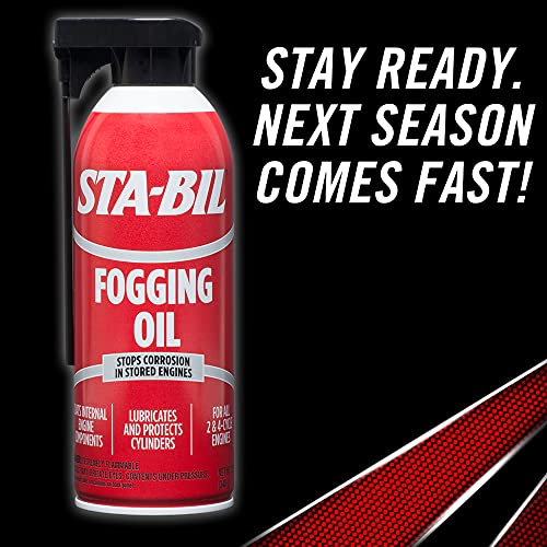 STA-BIL (22001) Fogging Oil - Stops Corrosion In Stored Engines - Lubricates And Protects Cylinders - Coats Internal Engine Components - For All 2 and 4 Cycle Engines, 12 oz. - Image 5