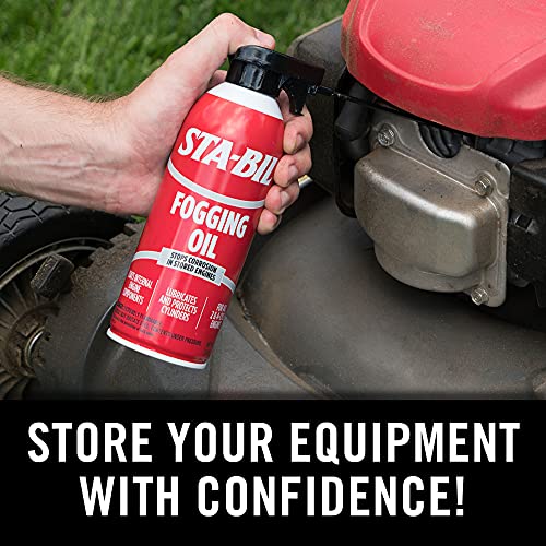 STA-BIL (22001) Fogging Oil - Stops Corrosion In Stored Engines - Lubricates And Protects Cylinders - Coats Internal Engine Components - For All 2 and 4 Cycle Engines, 12 oz. - Image 4