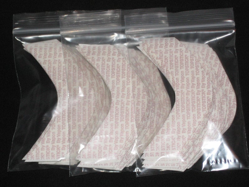 Vapon TOPSTICK Plus Custom Cut Front B Curve Tape,Clear,Double-Sided 75 Strips. - Image 4