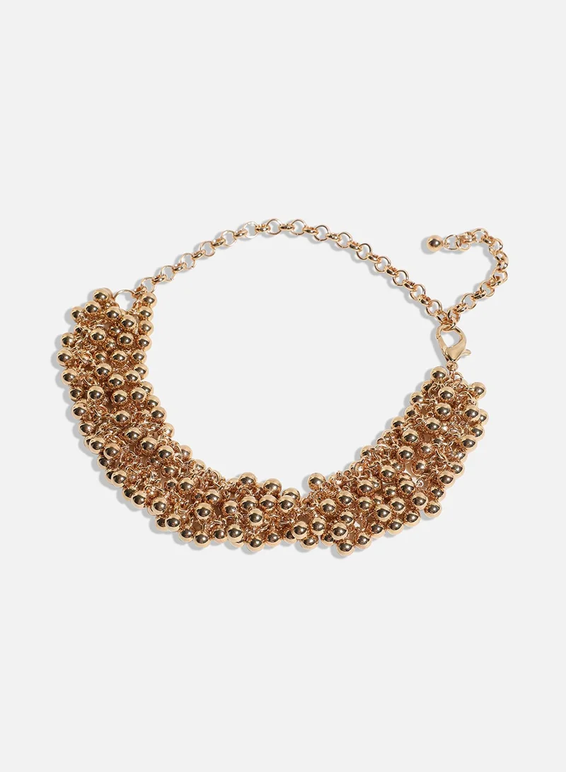 SOHI Effortless Chic Polished Artificial Necklace Jewellery