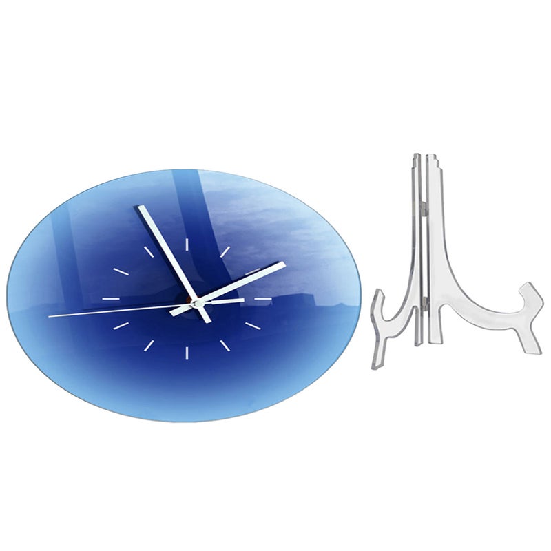 2pcs Wall Clock Wall Hanging Clock Decorative Clock Home Wall Decor Tabletop Clock - Image 5
