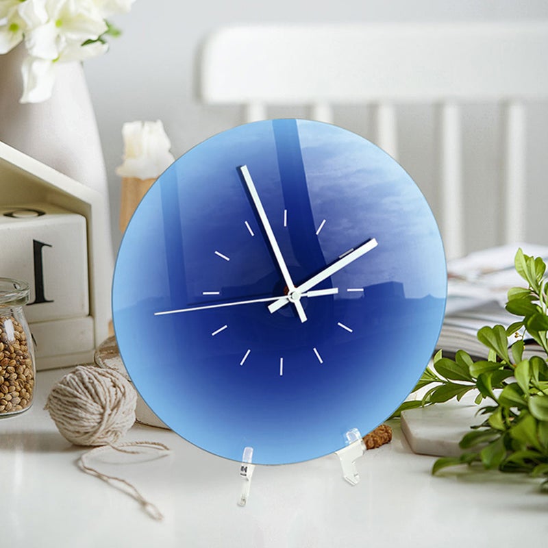 2pcs Wall Clock Wall Hanging Clock Decorative Clock Home Wall Decor Tabletop Clock - Image 3