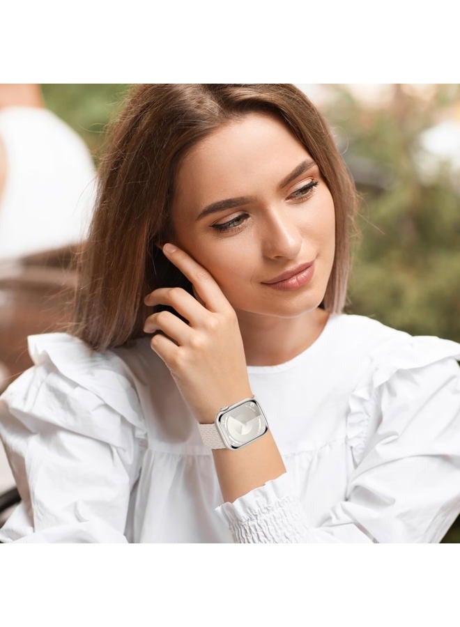 Knossen 3 Pack Stretchy Braided Solo Loop Compatible with Apple Watch Band 40mm 41mm 42mm 38mm 44mm 45mm 46mm 49mm Women Men, Elastic Nylon Solace Straps for iWatch Series 10 9 8 7 6 5 4 3 Ultra 2 SE 2 - Image 3