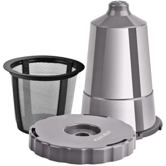 BIGTHREE Coffee Holder And Filter Set Reusable Coffee Filter 3 Part With Filter Basket Coffee Filter Capsule For Keurig My KCup Home Brewers Fits B31 B40 B50 B60 B70 Coffee Machine Accessories - Image 1