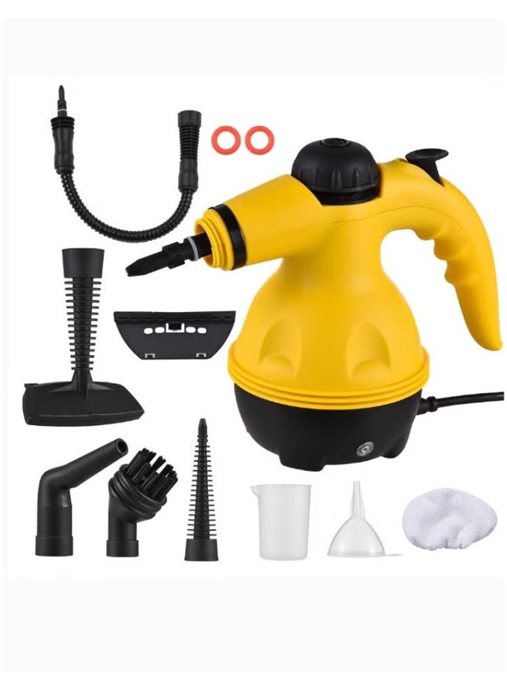 Denx 1200W Multi-functional High-Temperature Handheld Steam Cleaner with 9 Accessories Suitable for Kitchen Sofa and Bathroom Window - Image 2