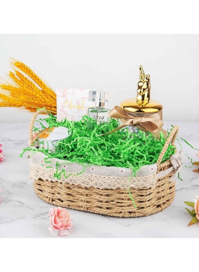 Coco Jar 1pack 50g Raffia Filler Shreds,Crinkle Cut Paper Filler For Gift Boxes,Birthday,Wedding And Bridesmaid Gifts,Handmade Confetti Paper Raffia Filler For Graduation And Packaging,Valentine Day Box Fillers,Mother's Day Box Gifts,Fragile Gift Protection/ Green - Image 2