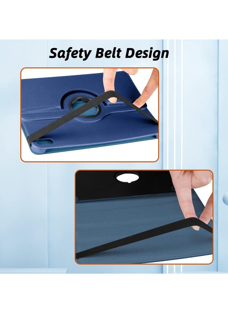 Case for Ipad 10th Generation Case 2022 iPad 10.9 Inch Case, iPad 10 Case Leather Smart Tablet 360° Rotating Case For IPad 10th Gen 2022 Release A2696 A2757 A2777 (Blue