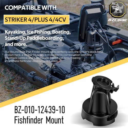 Bzcovac Secure Tilt/Swivel Mount for Garmin Striker 4 (010-01550-00), Plus 4/4Cv - Kayaking, Ice Fishing, Boating, and Stand-Up Paddle Board Accessories, 010-12439-10 - Image 2