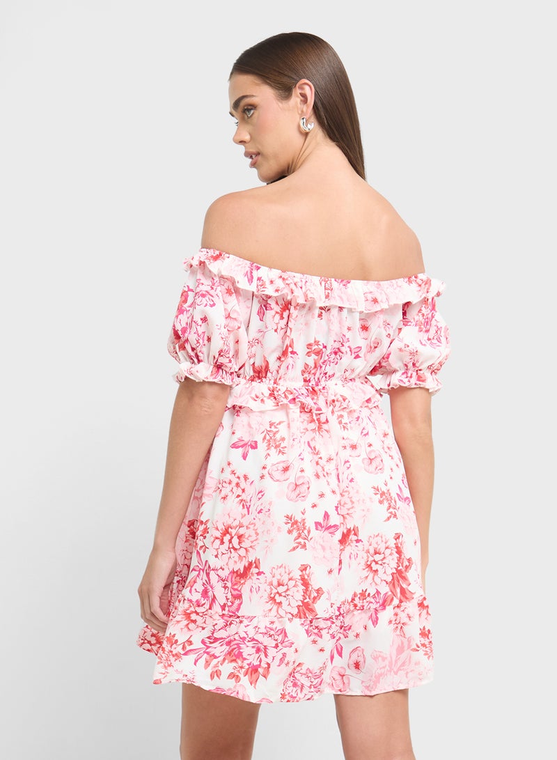 Ginger Floral Ruffle Dress  - Image 2