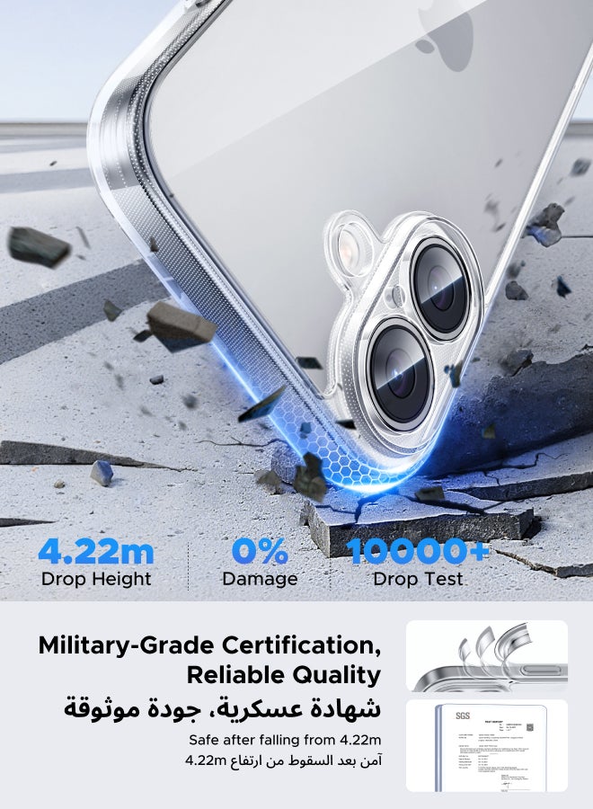 يو جرين كفر ايفون 17 بتغطية كاملة حماية من السقوط بدرجة عسكرية جراب ايفون 17 تأخير الاصفرار مقاوم للتآكل مضاد للخدش وبصمات الأصابع كفر الهاتف 17 رفيع للغاية بحافة مرتفعة للغاية - Image 5