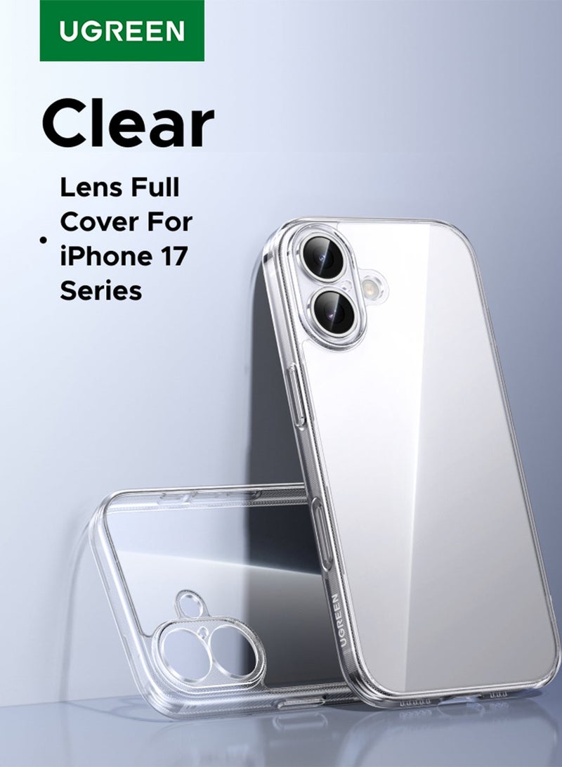 Ugreen iPhone 17 Case Full-coverage Phone Case Military-Grade Drop Protection iPhone 17 Cover Delay Yellowing Wear-resistant Anti Scratch And Fingerprint 17 Phone Case Ultra Slim Extra Raised Edge clear - Image 1