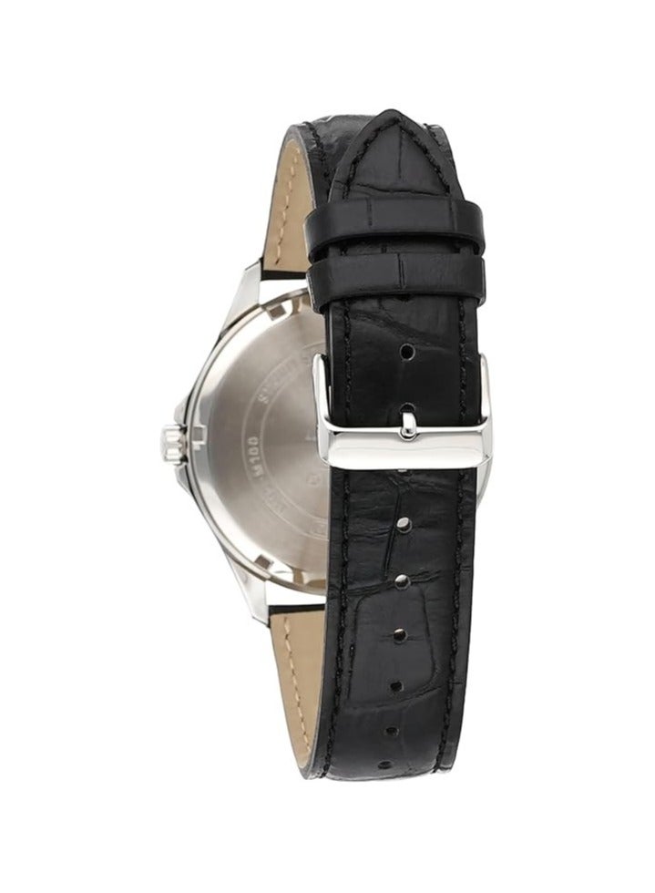 CASIO ساعة كاسيو MTP-M100L-7AVDF للرجال بمرحلة القمر بحركة كوارتز وحزام جلد - Image 2