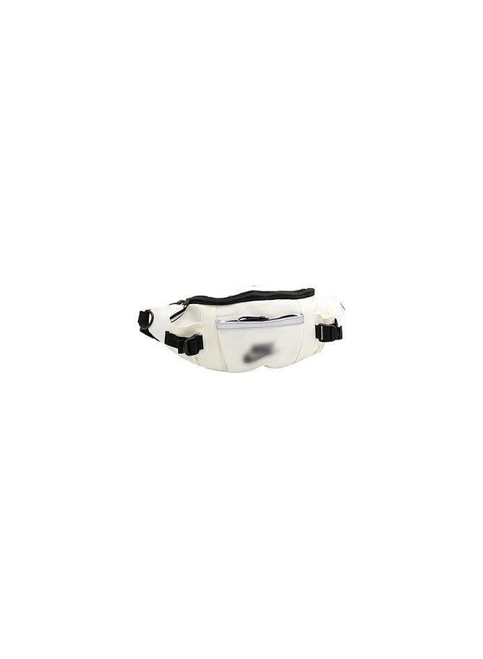 Crossbody Waist Pack, Lightweight Belt Bag for Travel, Walking, Running, Hiking, Cycling, Easy to Carry Any Phone, Wallet (White)  - Image 1
