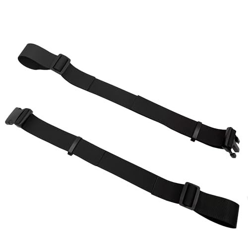 YYST One Backpack Waist Belt Backpack Waist Strap Universal Fit with Buckle - Black - Image 1