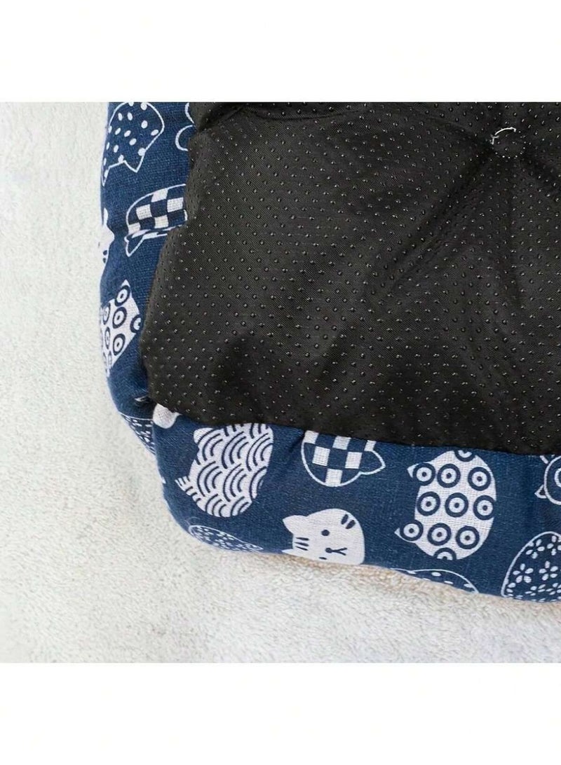 سرير حيوانات أليفة كبير جدًا ناعم للكلاب والقطط 80×60 سم – راحة مثالية 🐾🛏️ - Image 5