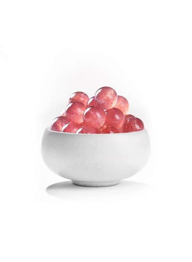 تشوميل سوار ممتد من خرز كوارتز الفراولة الطبيعي - يجذب الحب والطاقة الإيجابية - Image 3