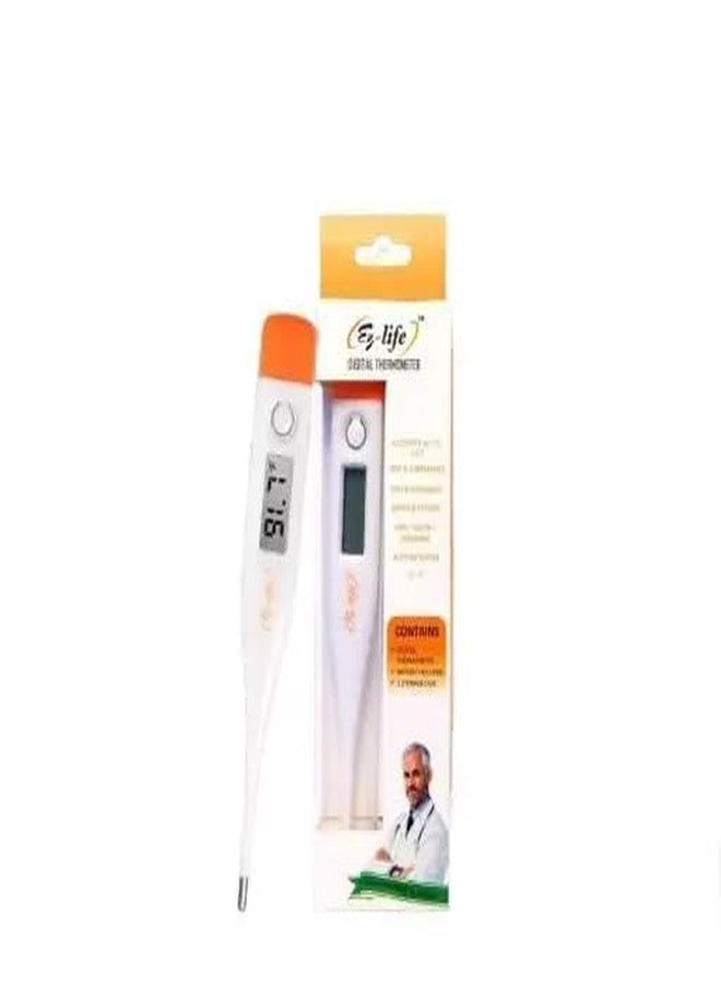 Otica Ez-life Digital thermometer With Quick Measurement of Oral & Underarm Temperature in Celsius & Fahrenheit, Water Resistant for Easy Cleaning, Multi, Standard (Regular, 2) - Image 1