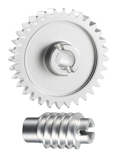 HIMARKLIF Upgrade Aluminum Alloy Drive and Worm Gear Kit Compatible with LiftMaster Craftsman Chamberlain Master Mechanic Garage Master Door Opener Access System Replace 41A2817 41C4220 41C4220A - Image 1