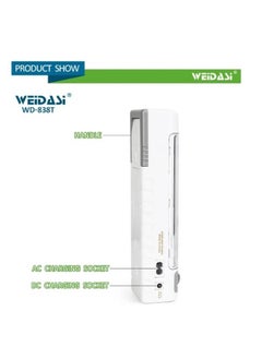 WEIDASI High quality energy saving rechargeable led emergency light Size small  - Image 4