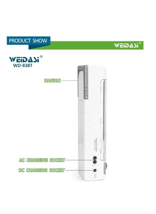 WEIDASI High quality energy saving rechargeable led emergency light Size small  - Image 4
