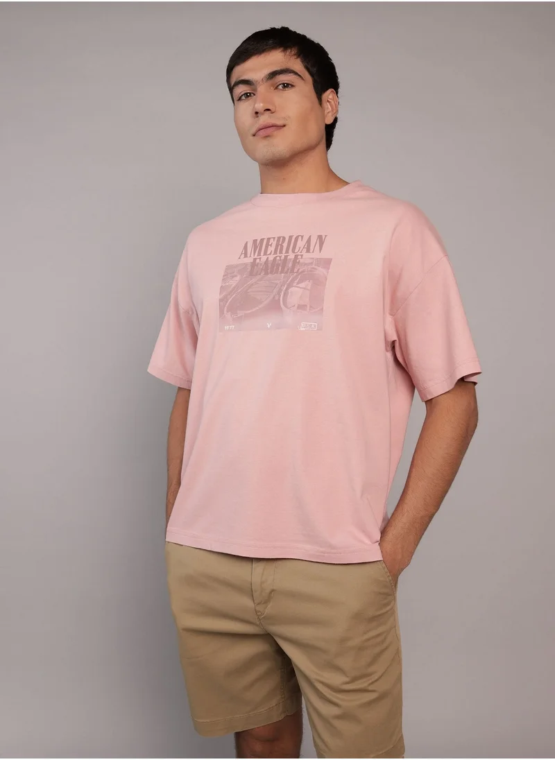 امريكان ايجل AE Boxy Graphic T-Shirt