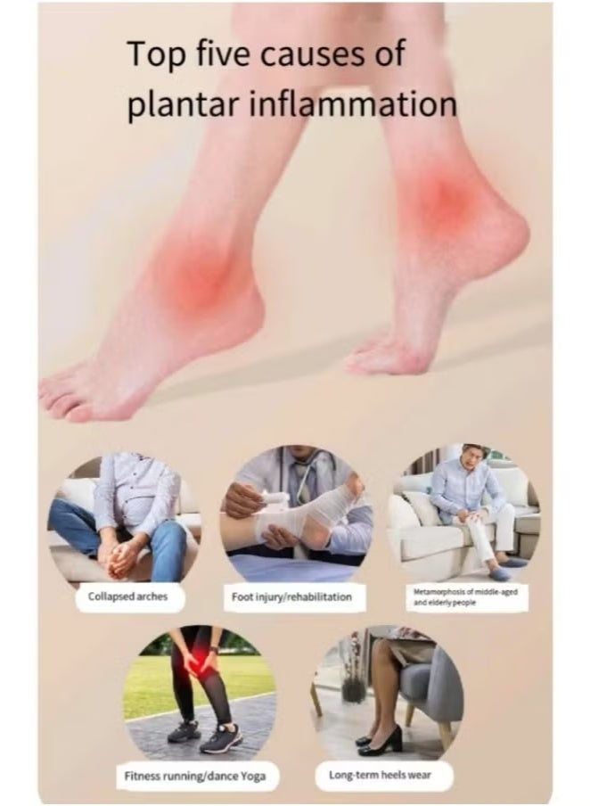 3PCS Foot And Hand Massage Roller With Spiky Massage Ball Grey - Image 5