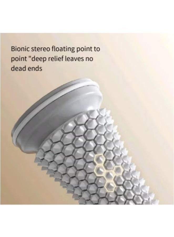 3PCS Foot And Hand Massage Roller With Spiky Massage Ball Grey - Image 3