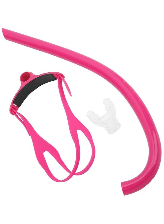 Front snorkel with silicone mouthpiece for swimming and diving (multi-colored) - Image 4