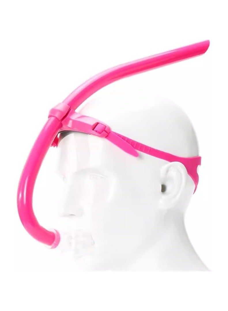Front snorkel with silicone mouthpiece for swimming and diving (multi-colored) - Image 1