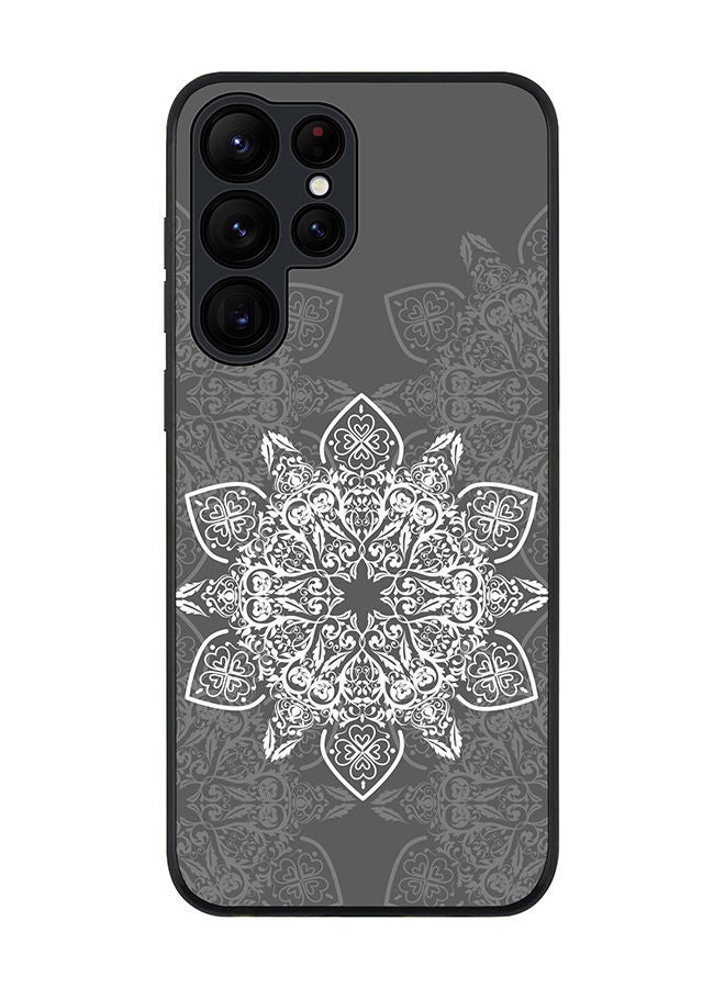 Stylizedd Rugged Black edge case for Samsung Galaxy S22 Ultra 5G Slim fit Soft Case Flexible Rubber Edges Anti Drop TPU Gel Thin Cover - Arab Odessey - Image 1