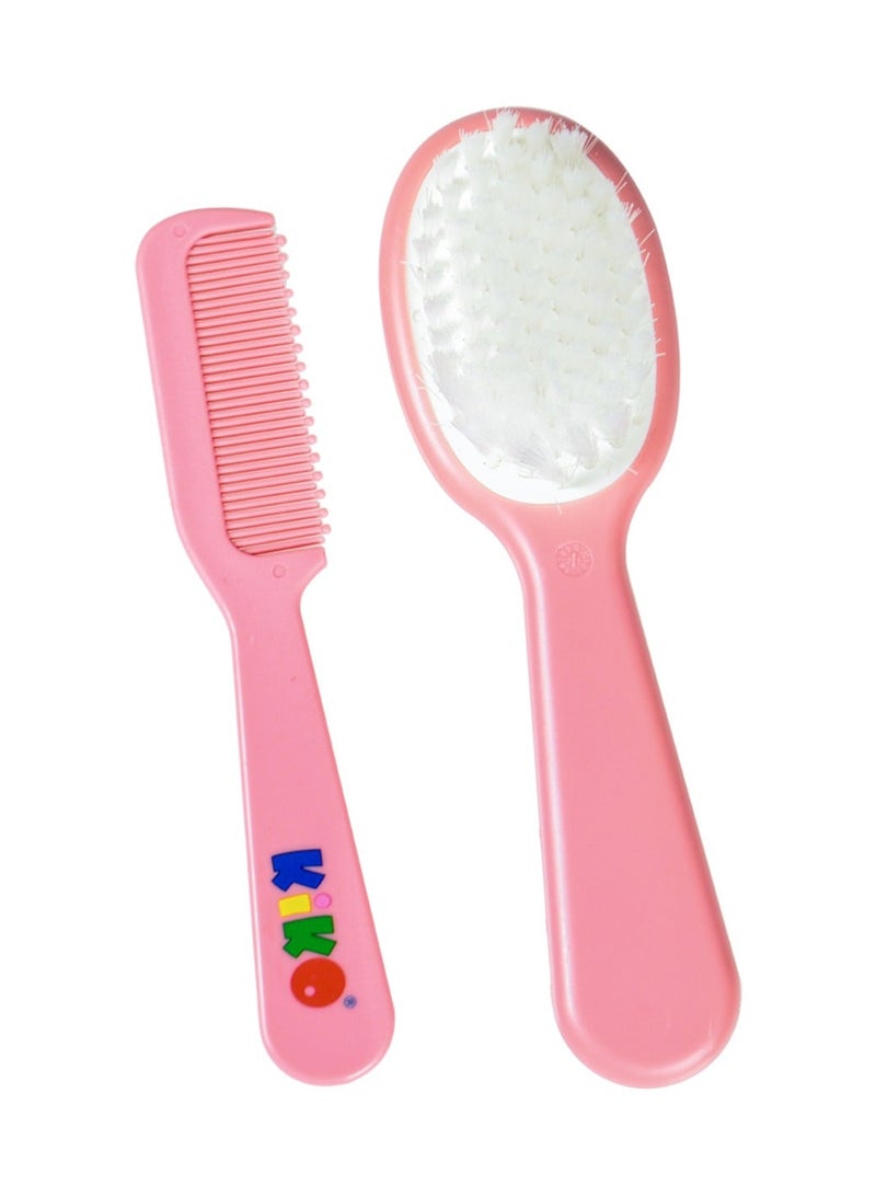 Kiko Brush And Comb-Pink - Image 2