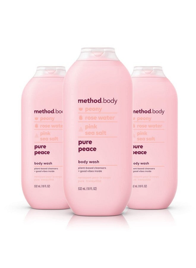 Method Body Wash Pure Peace Paraben And Phthalate Free 18 Oz (Pack Of 3) Detoxifying - Image 1