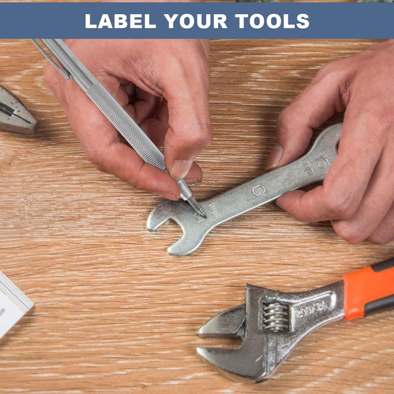 Serplex ® 4 قطع قلم تنغستن مع 10 رؤوس قابلة للتبديل قلم جيب مضاد للانزلاق مع غطاء مغناطيسي قوي أدوات متعددة الاستخدامات كربيد للزجاج والسيراميك وورق المعدن - Image 5