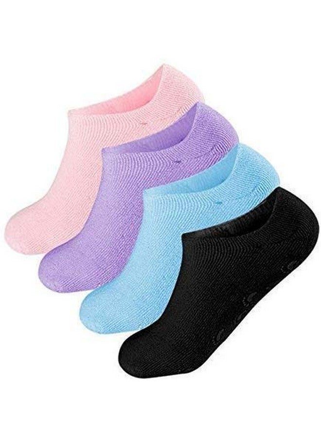 SPAREQUE Moisturizing Gel Socks,Ultra-Soft Moisturizing Socks Spa Quality Gel Moisturizing,Gel Socks Helps Repair Dry Cracked Skins,Spa Gel Sock,Foot Gloves,Pain Relief Socks Women,Leg Crack Socks - Image 4