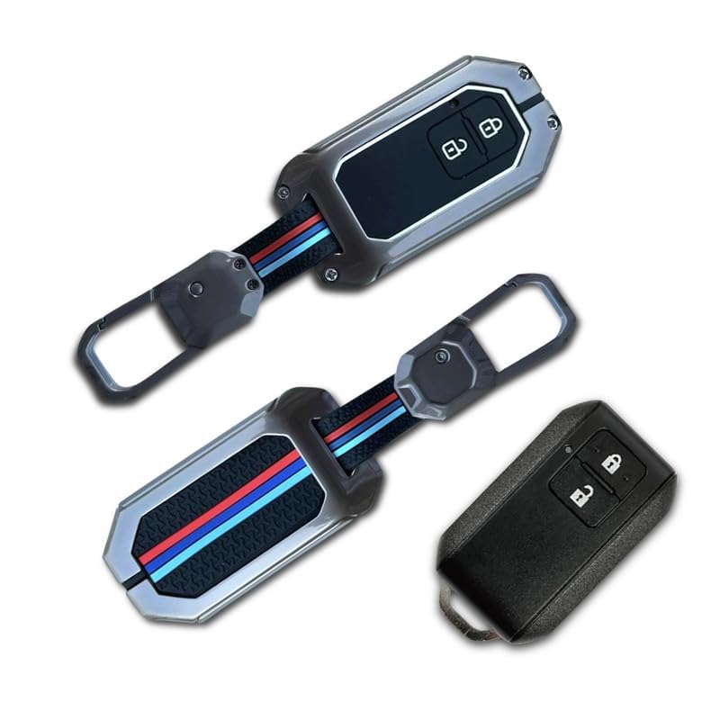 NEODRIFT 'KeyShield' Car Key Cover for Maruti Suzuki Dzire (Shape 2, 02 Buttons) (Durable, Stylish, and 360° Protection) - Image 2