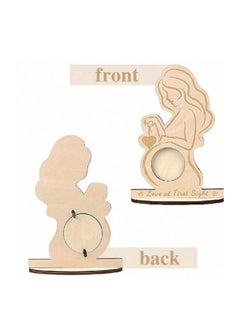 Generic Wooden Pregnant Woman Photo Frame - Unique Decoration for Baby Ultrasound  - Image 5