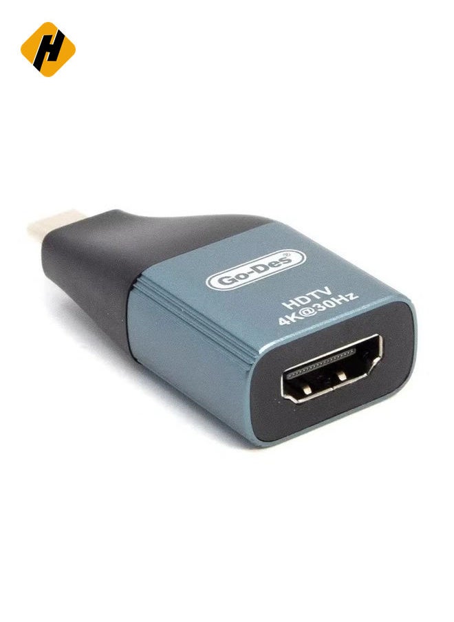HuHa Go-Des USB-C to HDMI HD Video Adapter GD-CT062  - Image 2