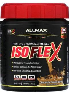 Isoflex 100% Pure Whey Protein Isolate Chocolate Peanut Butter 0.9 lbs (425 g)