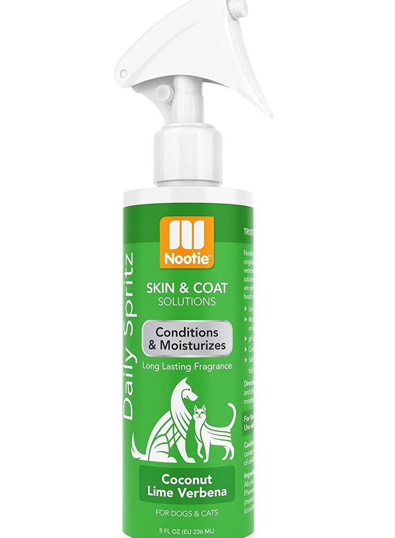 nootie Nootie Daily Spritz Conditions Freshens Coconut Lime Verbena 8Oz