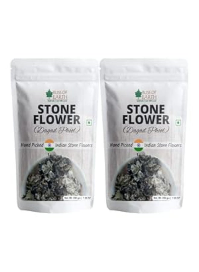 BLISS OF EARTH Stone Flower 200g x 2 Dagad Phool Kalpasi Spice for Biryani and Stews - Image 1