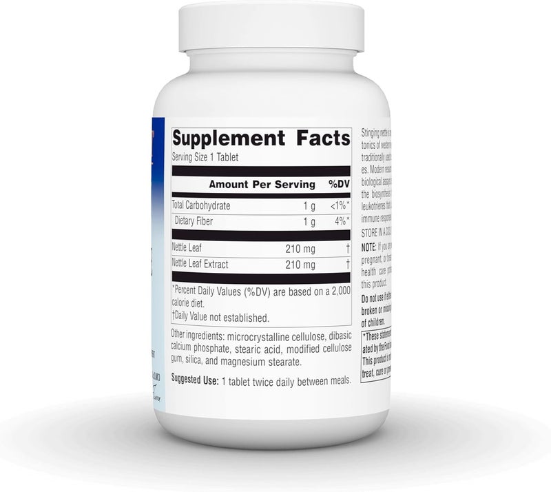 Planetary Herbals Freeze-Dried Stinging Nettle 420mg - 120 Tablets for Healthy Sinus Support - Image 2