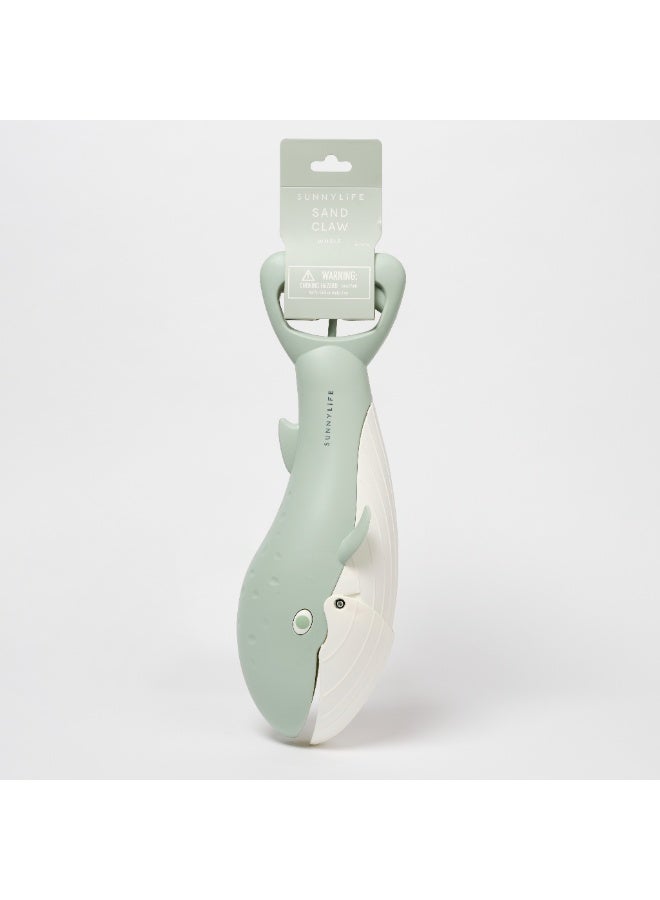 سني لايف مخالب الرمل للحيتان للأطفال - لعبة شاطئ ورمل أخضر - حفر، مغرفة، ولعب بمخالب ناعمة - لعبة خارجية ممتعة مستوحاة من المحيط للأطفال الصغار - Image 1