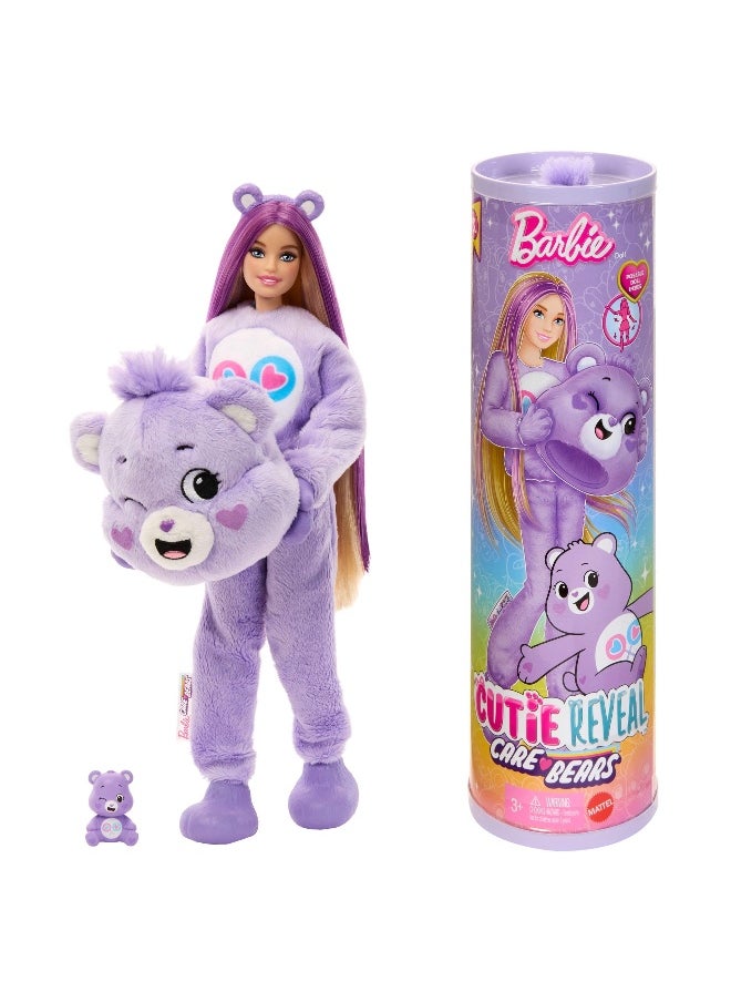 Barbie Barbie Care Bears Series Cutie Reveal Doll - Share Bear (30.3 cm)  - Image 1