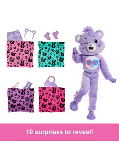 Barbie Barbie Care Bears Series Cutie Reveal Doll - Share Bear (30.3 cm)  - Image 3
