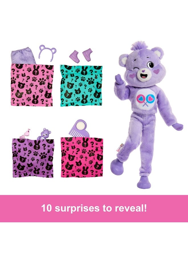 Barbie Barbie Care Bears Series Cutie Reveal Doll - Share Bear (30.3 cm)  - Image 3