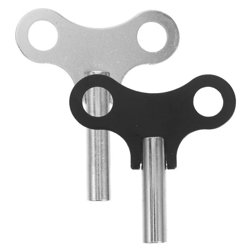 2 Pcs Professional Steel Clock Winding Key Repair Tool for Vintage Clocks Easy to Use - Image 2
