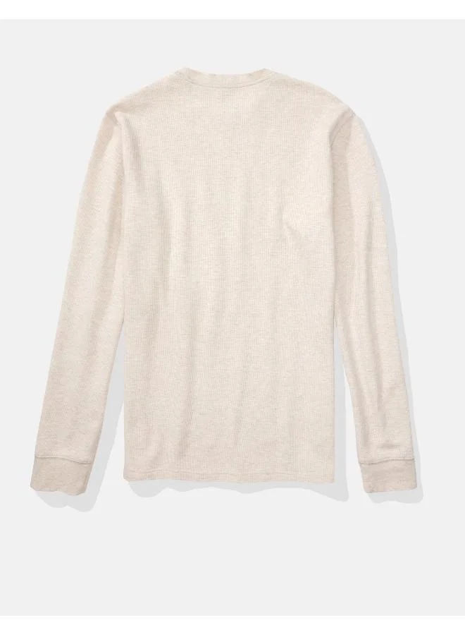 American Eagle Essential Crew Neck Thermal T-Shirt