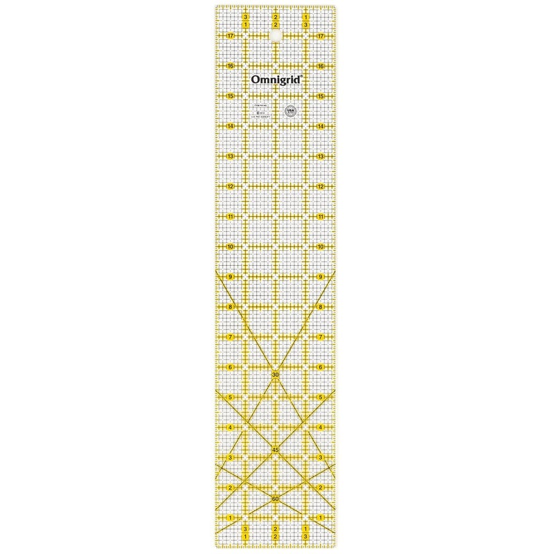 Omnigrid Ruler, 4 x 18-Inch, Clear - Image 1