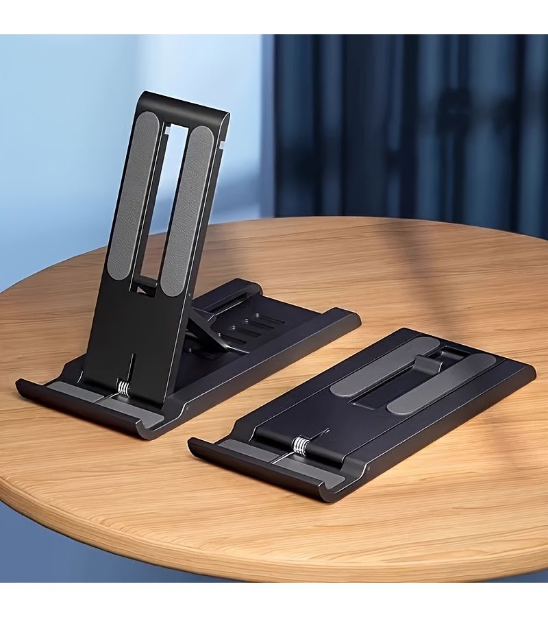 Adjustable Foldable Tablet Phone Stand For 4.6 12.9inch Devices 6 Height PVC Material - Image 5