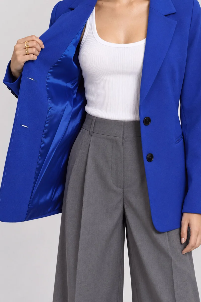 Happiness İstanbul Cobalt Blue ISTANBUL Women's Jacket for Women | Best Price UAE